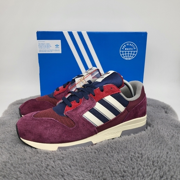 New adidas ZX 420 \'Maroon Collegiate Navy\' Men\'s Athletic Shoes Size 10 main image 4
